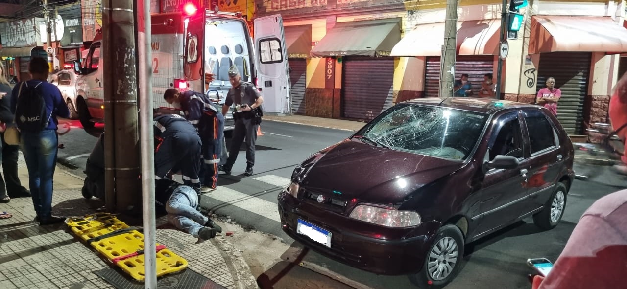 Foto 7 de 7 — ​Motociclista fica ferido em grave acidente no Centro de Araraquara